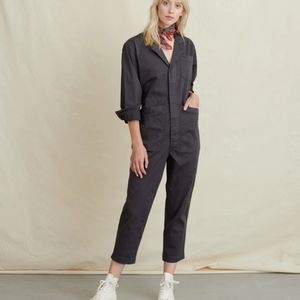ALEX MILL Black Cotton Standard Jumpsuit - S